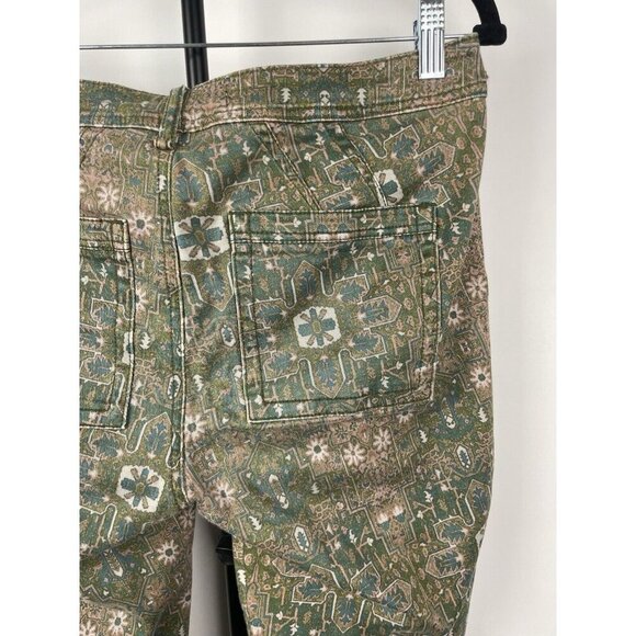 Anthropologie Multicolor Boho Western Aztec Cadet Slim Utility Pant Size‎ 27 - Picture 5 of 8